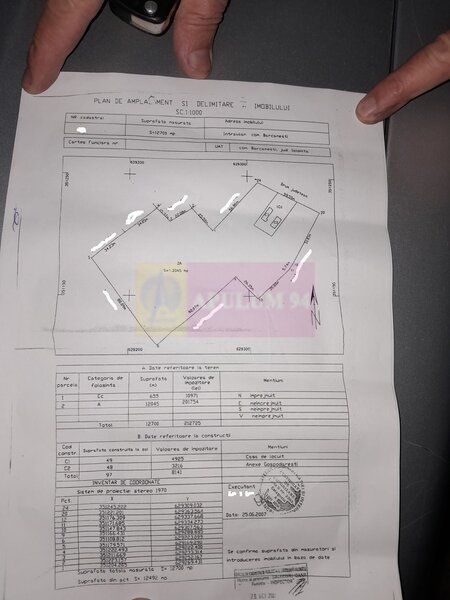 BARCANESTI -  casa +curte+teren 16k mp